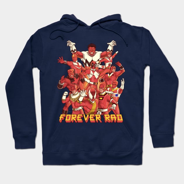 Forever Rad Hoodie by Batang 90s Art